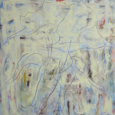 Toxic Garden 4 (Brugmansia), 2011. Oil on linen, 48 x 48 inches. 