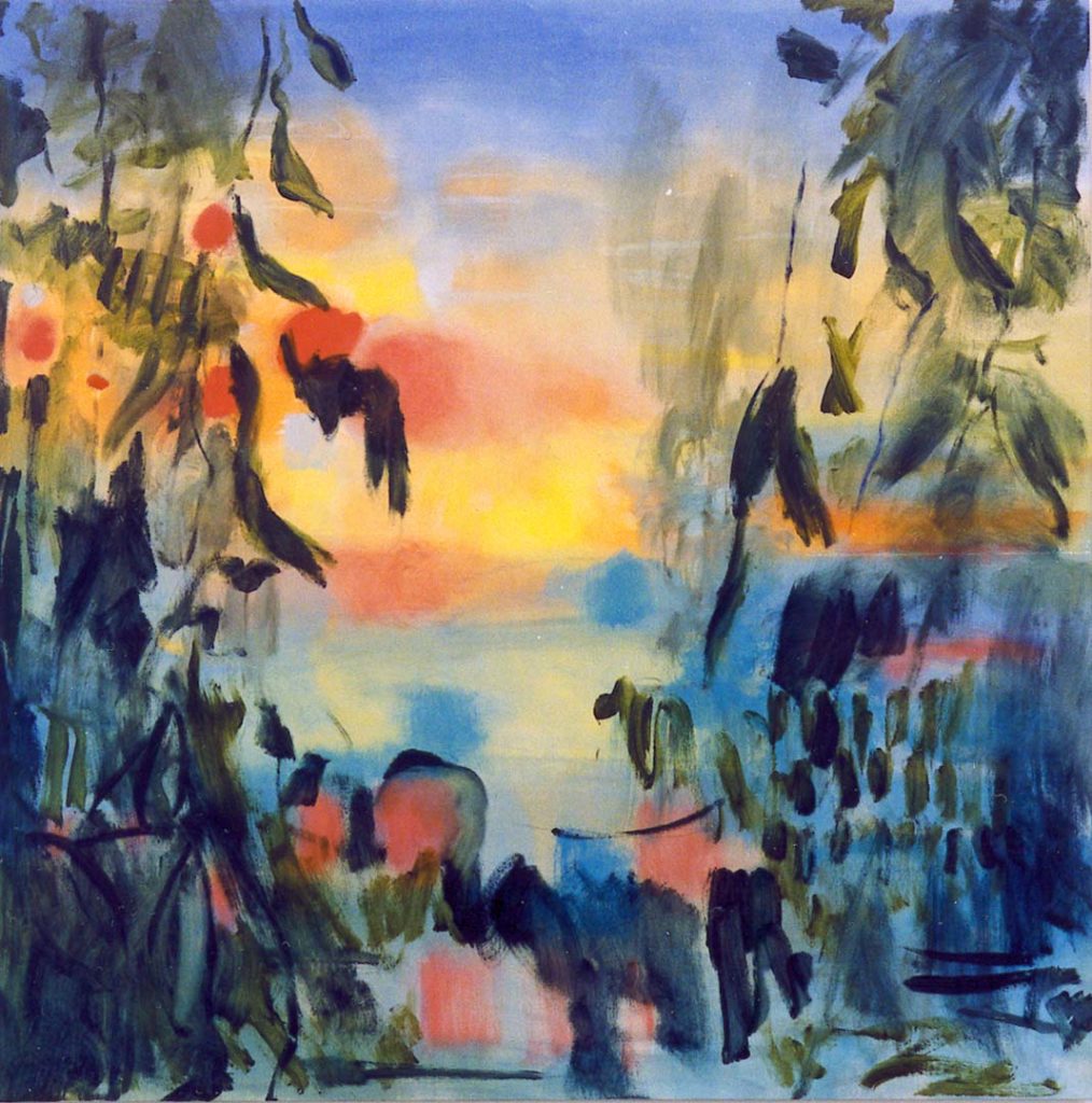 Roy Nicholson, Gloaming #11, 1999, Oil on linen, 48 x 48 inches.